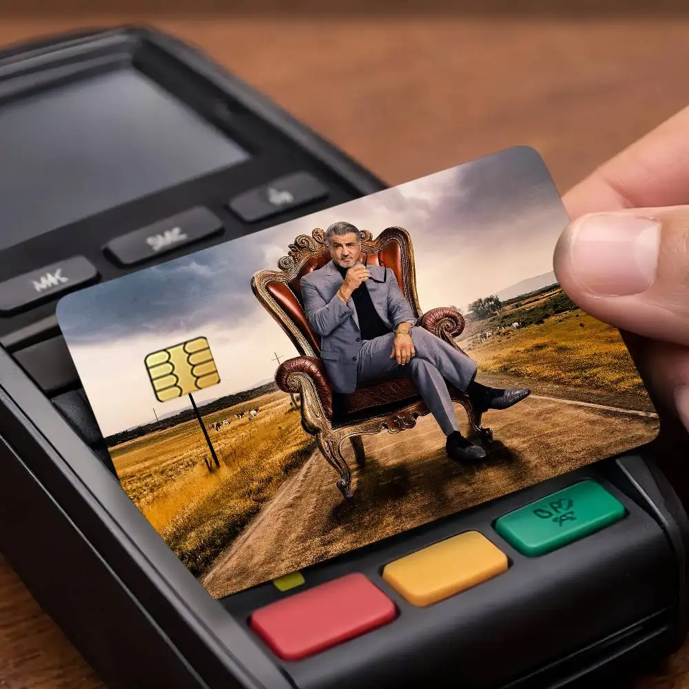 TV Show Tulsa King Credit Card Stickers Skin For Bank Debit Decorative Protection Scratch-resistant Gift 4PCS