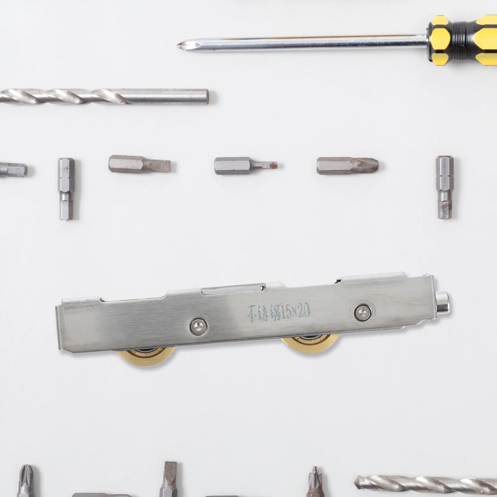 

1Set Sliding Glass Door Roller Stainless Steel Cabinet Wheel Sleek Design Quiet Operation Door Accessories Pulley Replacement