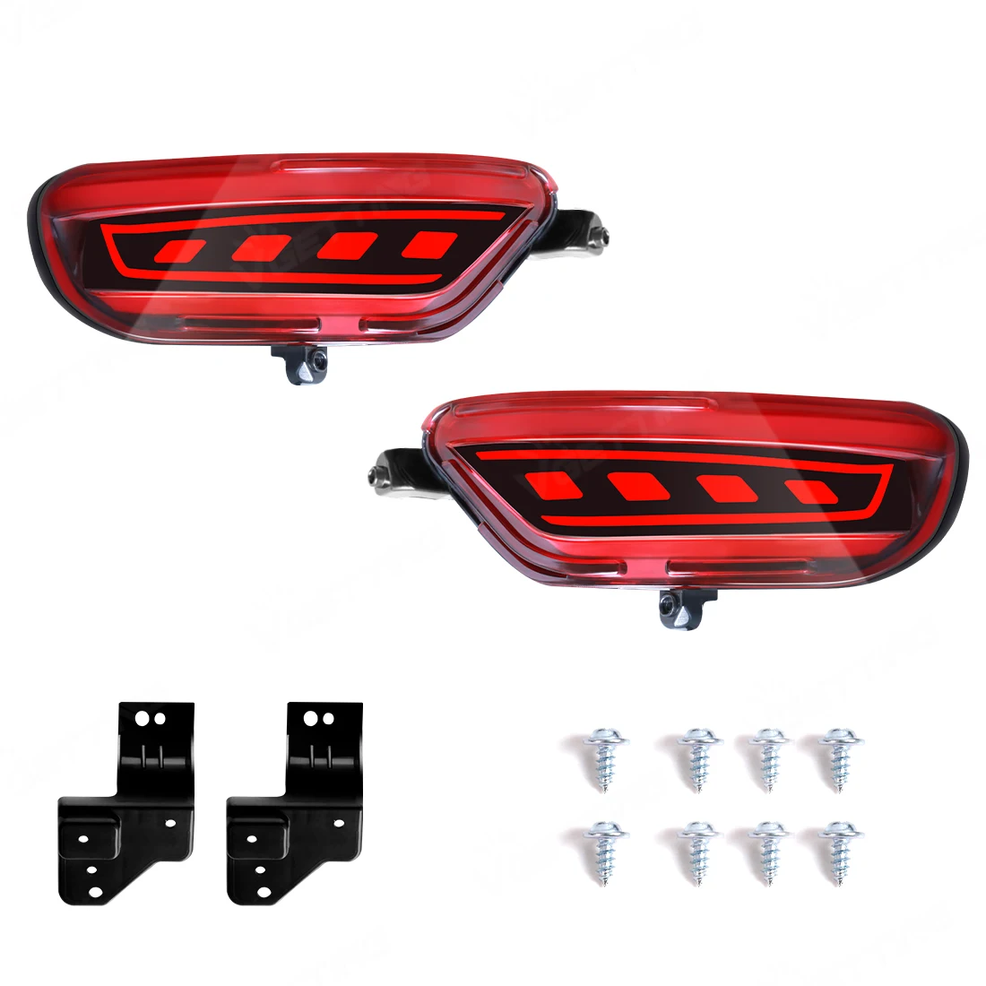 3-Functions Car Rear Bumper Lights For Mazda CX-5 CX5 2017 2018 2019 2020 2021 Brake Dynamic Turn Signal Lamp Driving Lamp 12V