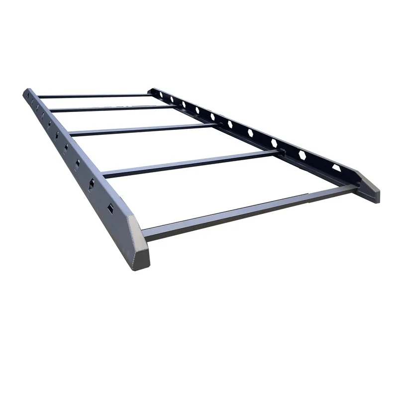 High Quality Black Powder Coated Aluminum Platform Roof Rack With Lock Universal Cross Bars Auto Exterior Modification Accessori