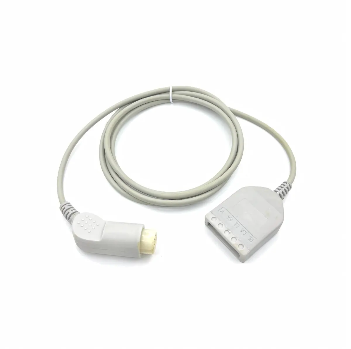 5-Lead 12-Pin 2m AHA IEC ECG Trunk Cable - Adult TPU - for Clinic Diagnostic ECG Recording - CE - Model ZE0055T5A