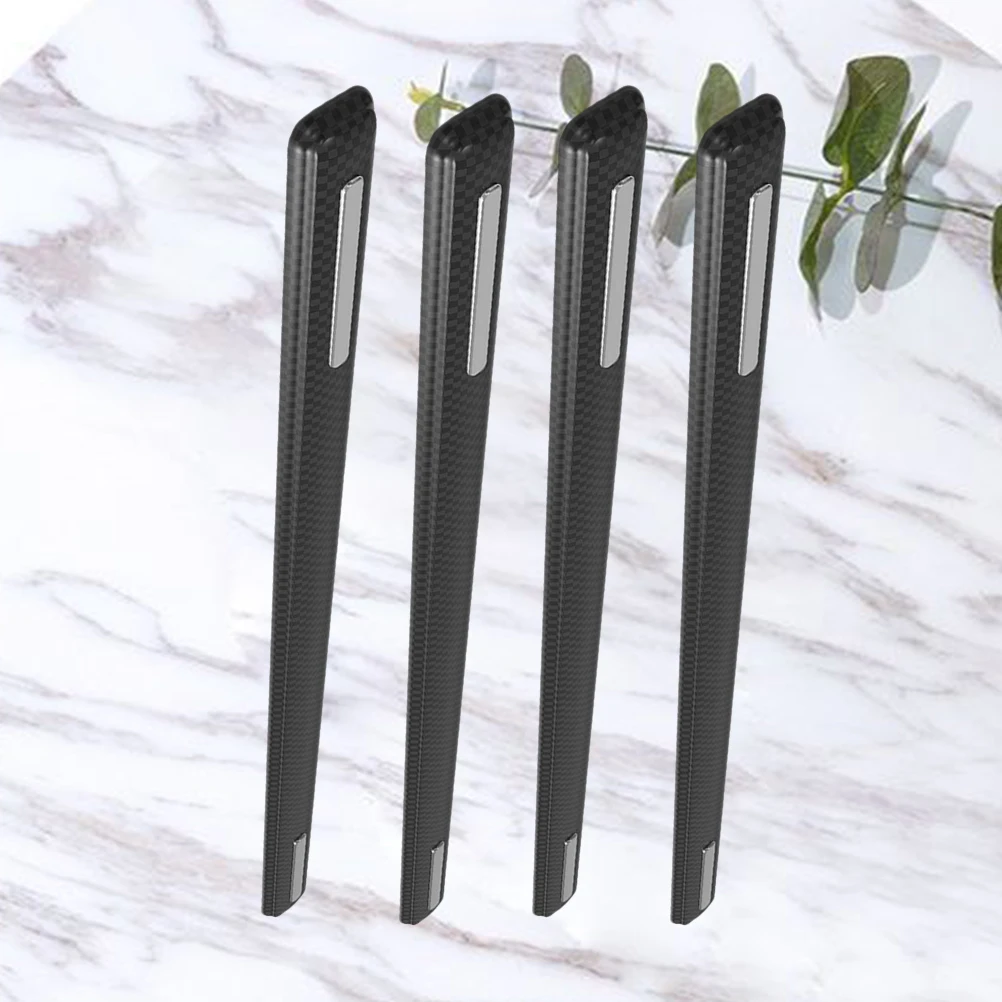 

4 PCS Bumper Protector Car Door Strips Guard Cover Auto Protection Automotive Edge Protective Black
