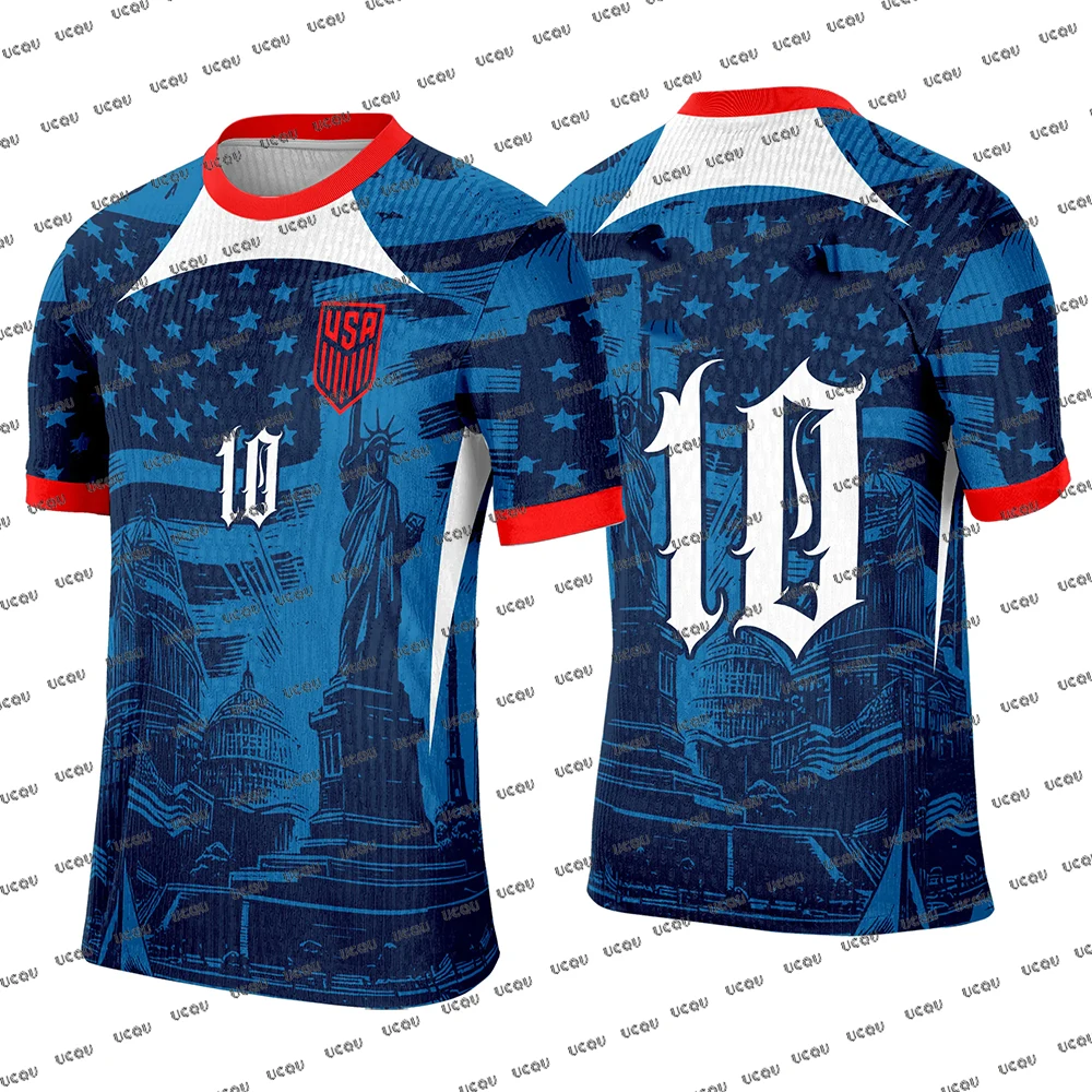 

Summer New Men Special Edition Football Jerseys Motorcycle Jersey America No 10 Design Edition Jerseys Football Shirts