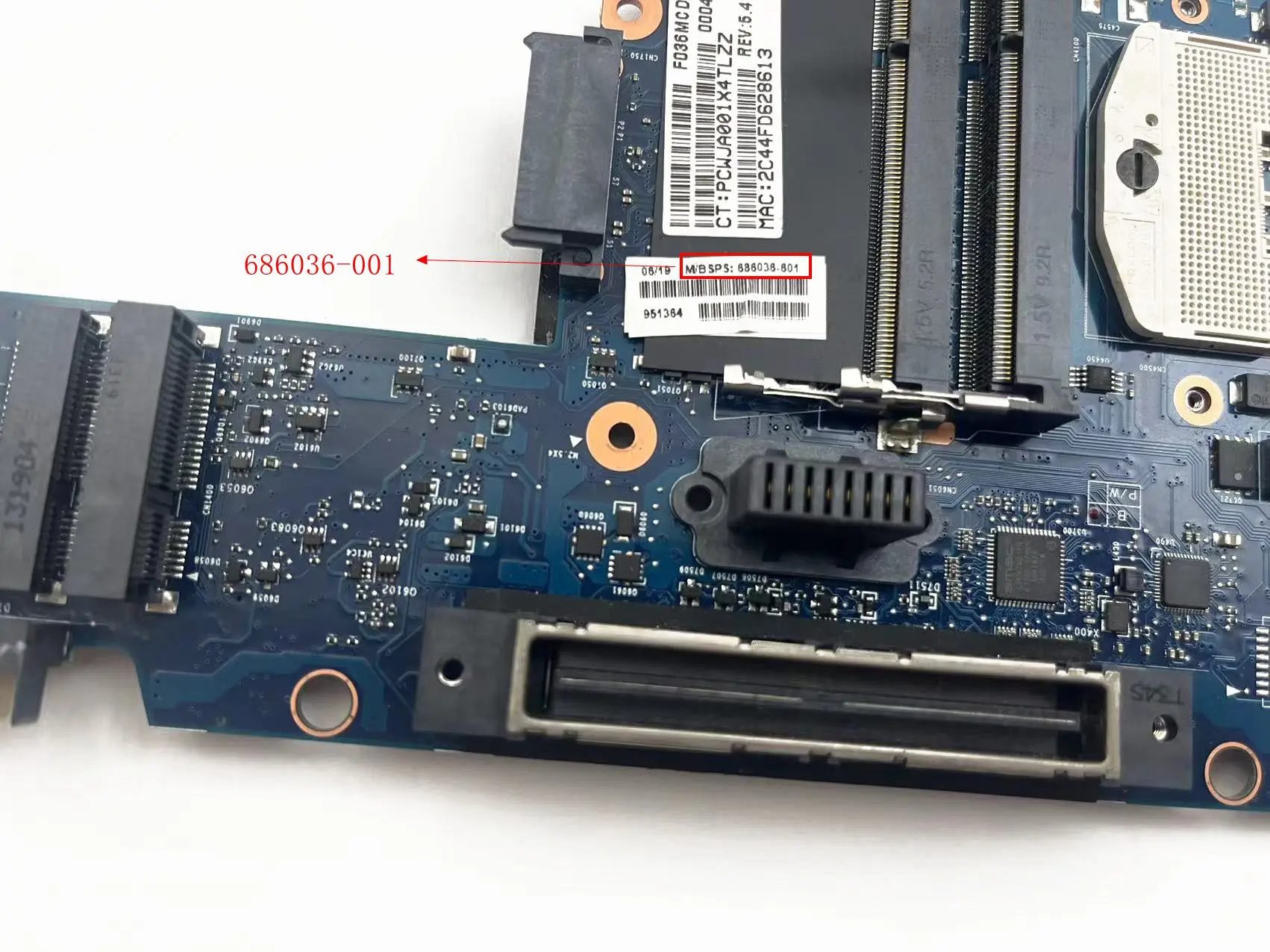 Imagem -06 - Notebook Motherboard Adequado para hp Elitebook 100 Test Work 8470b 6470b 8470w 686036001 Ddr3 Slj8e