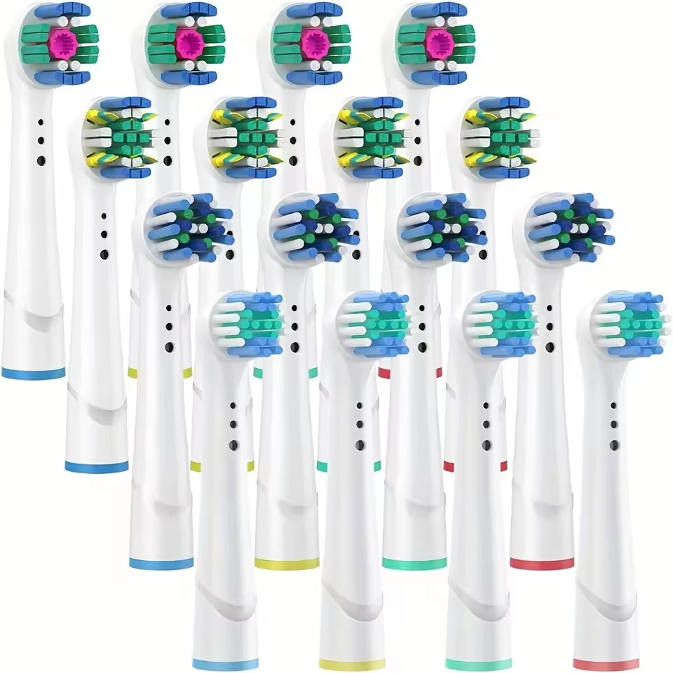 

4/12/16Pcs Replacement Toothbrush Heads Compatible with Oral-B Braun Professional Electric Toothbrush Heads Brush Heads