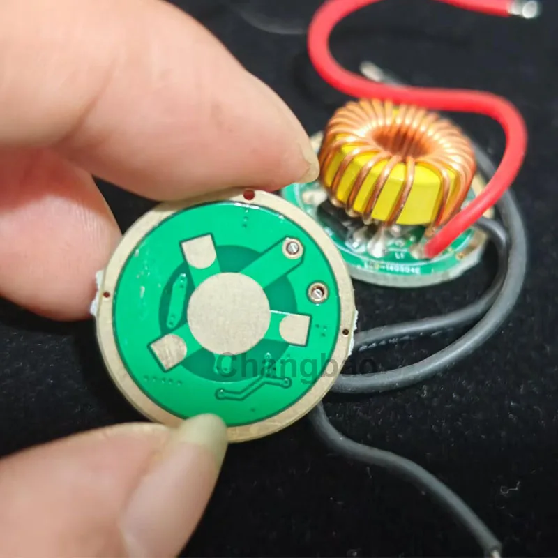 Flashlight Driver Board with Spring DIY Led Torch Accessories