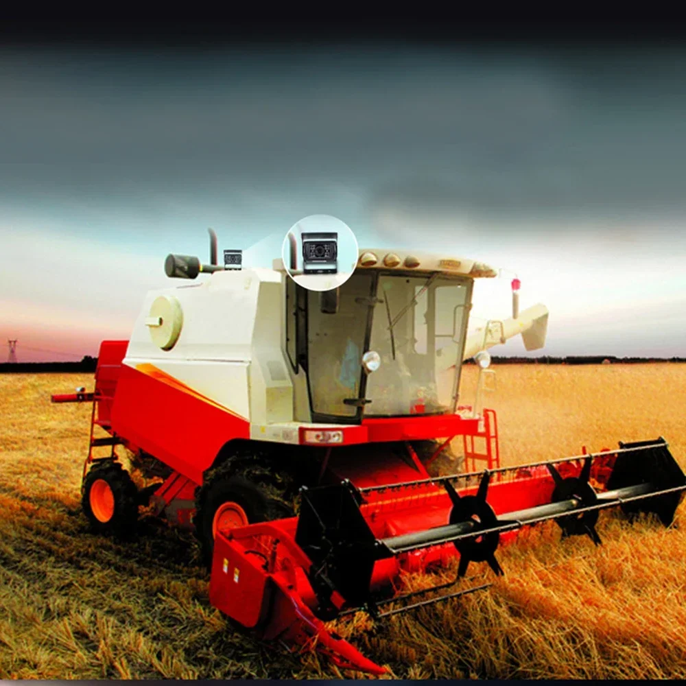 كاميرا الرؤية الخلفية لشاحنة Bileeko 18 LED للرؤية الليلية احتياطية مقاومة للماء ومضادة للصدمات لالتقاطات مقطورة الشاحنة RV