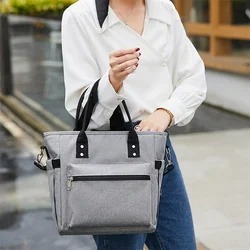 Multifunction Large Capacity Cooler Bag Waterproof Oxford Portable Zipper Thermal Lunch Bags For Women Lunch Box Picnic Food Bag