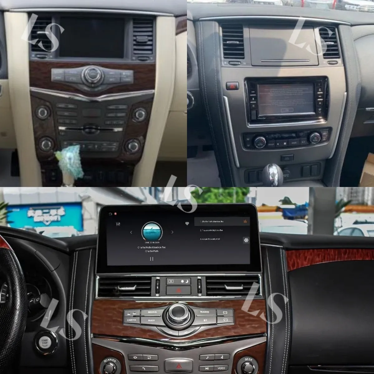 12.3″ IPS QHD Car Radio For Nissan Armada Patrol Y62 Infiniti QX56 QX80 2010-2020 Touch Stereo Screen GPS Navigation Carplay