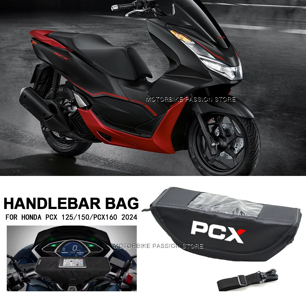 Motorcycle accessories suitable For Honda PCX 125/150/PCX160 2024 waterproof Dustproof bag storage handle bag travel kit