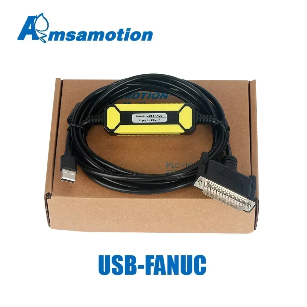 USB-FANUC Compatible with GE FANUC CNC Machine Tools RS232 DB25 pin PLC Programming Cable Versamax Series Download Line