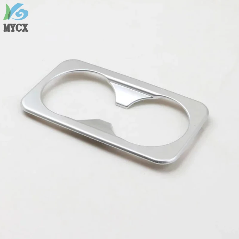 

1 шт., ABS хромированный салон автомобиля на заднем сиденье, держатель для стакана с водой, декоративная панель, полоса, 3D наклейка для KIA KX7 2017, Стайлинг автомобиля..