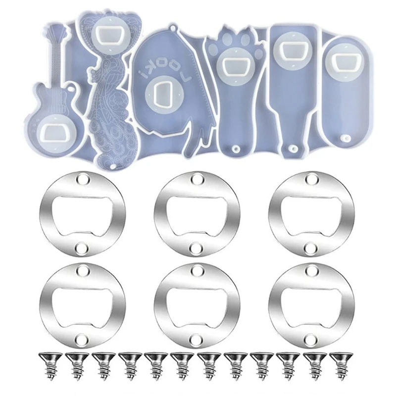 

Открывалка для бутылок, открывалка для пива, штопор, силиконовая форма, ремесла, инструменты для изготовления ювелирных изделий, брелоков