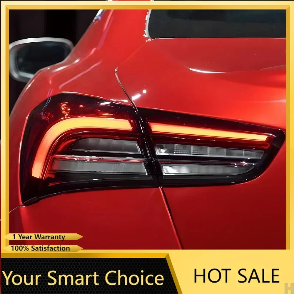 

Модифицированные автомобильные задние фонари в сборе для Maserati Ghibli 2012-2020, обновление 2021, Стайлинг, светодиодные фонари, мерцающие задние фонари, аксессуары