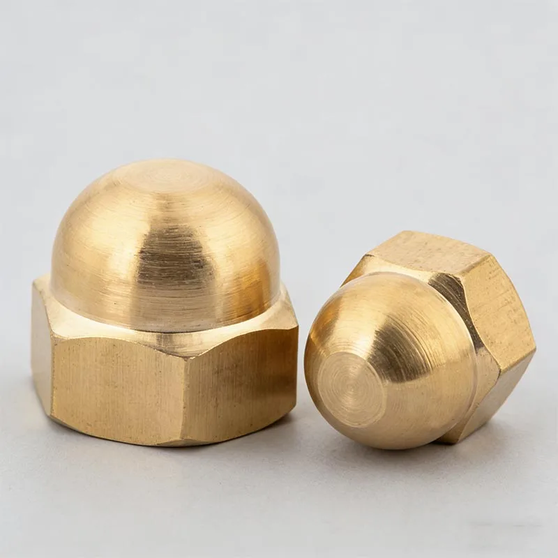 Capuchon hexagonal décoratif en laiton, couvercle de tête breton, DIN1587, M3 figuré, M5, M6, DIN1587, 5 pièces, 10 pièces, 20 pièces, 50 pièces