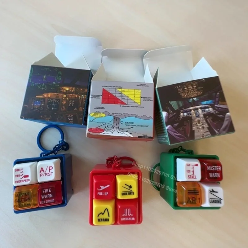 Boeing 737 Airbus EGPWS Warning Sound Simulator Pilot Keychain Gift