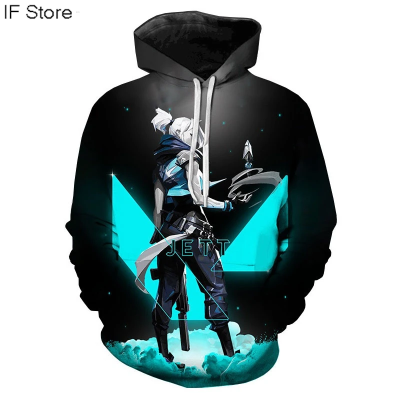 

Hot Game Valorant Graphic Hoodie For Men high quality 3D Printed Casual Large Size Pullovers Sweatshirt Women's Hoodie Sudaderas