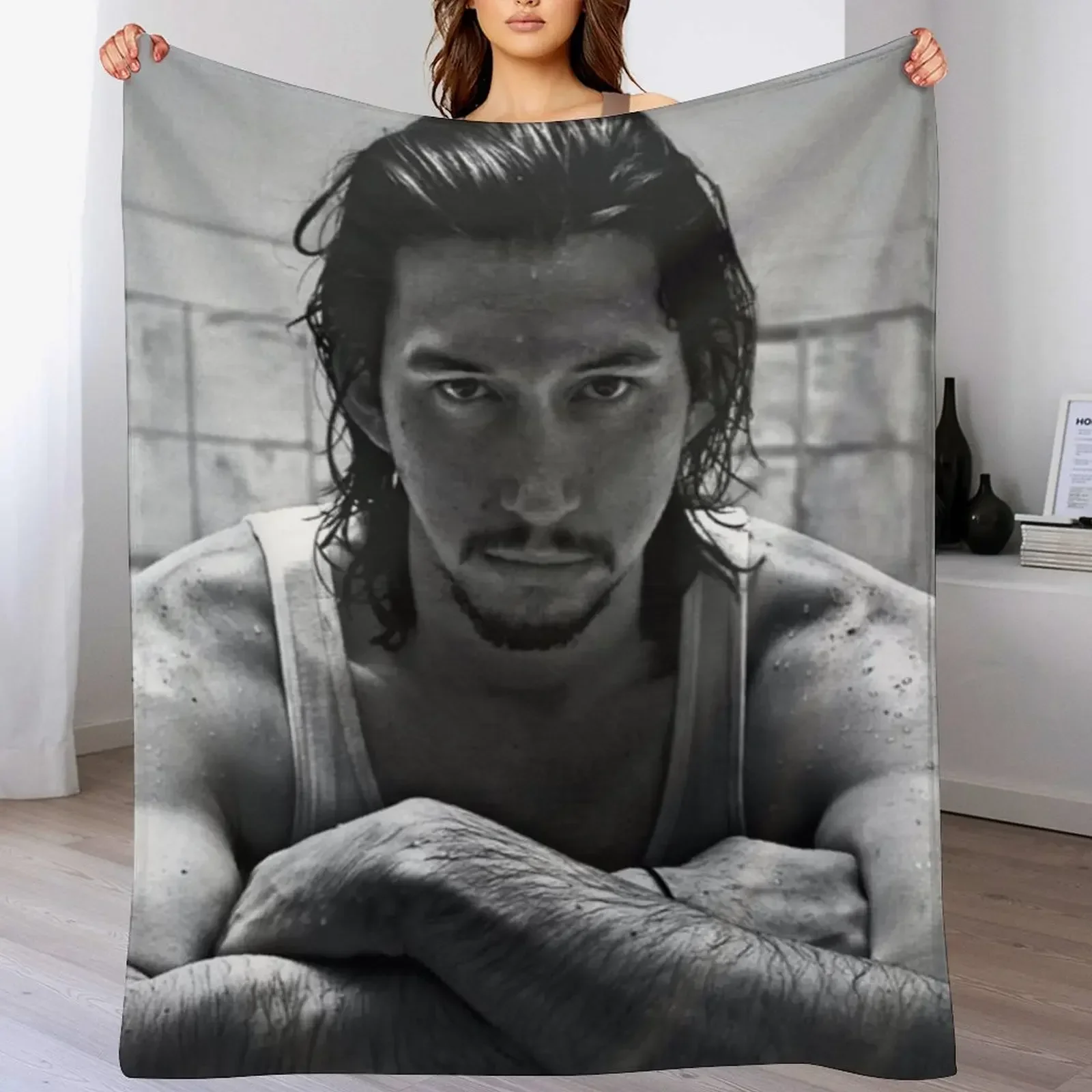 

Adam Driver Throw Blanket Sofas christmas gifts Blankets christmas gifts Cute Plaid Summer Blankets