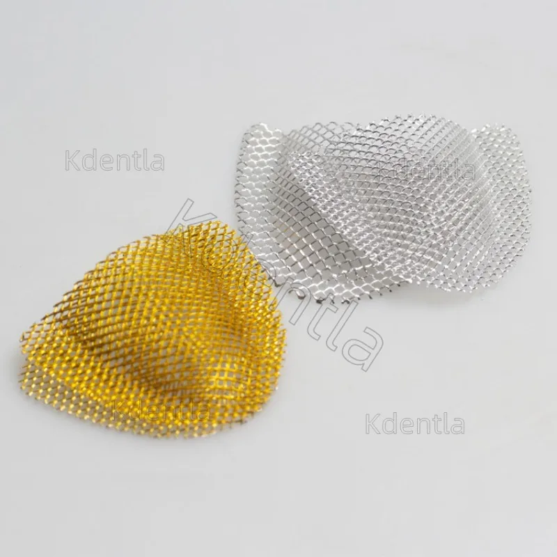 200Pcs Denture Reinforcement Mesh Teeth Impression Metal Net Trays Palatal Retention Strengthen Trays Denture Lab Materials