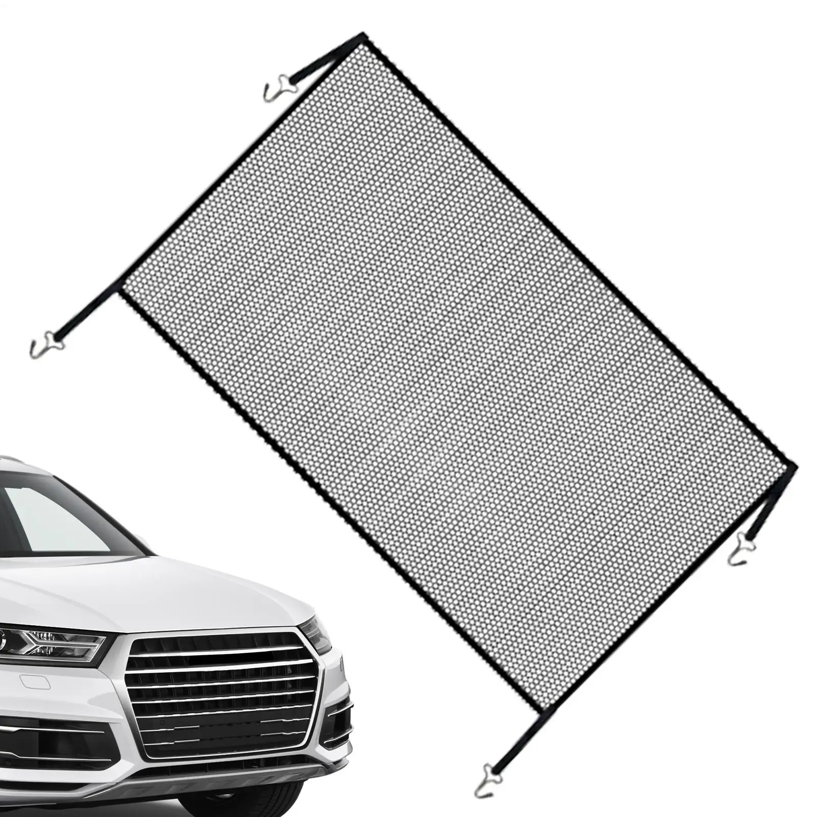 Mesh for Car Grill Dustproof Front Bumpers Grill Air Intake Racing Grilles Mesh Front Bumpers Net for Minivans Sedans SUV