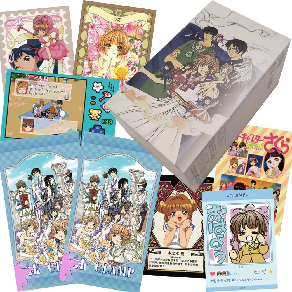 

Anime Card Captor Sakura CLAMP Classic IP Collection Cards High Quality SR UR QR Theme Character Surprise Hobby Cards Fine Gifts