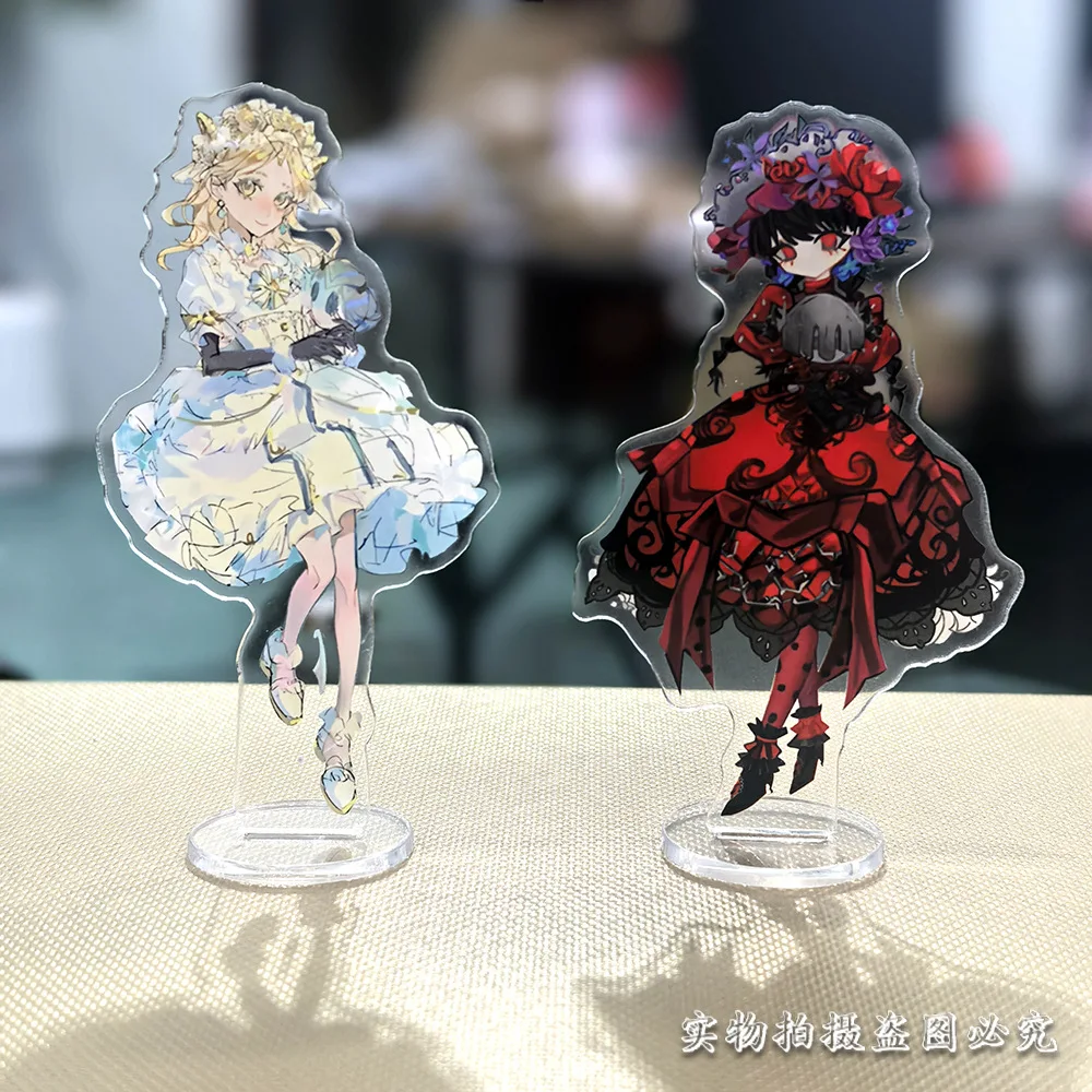 الهيب هوب أنيمي الهوية الخامس DIY حامل لعبة الاكريليك الشكل محظوظ ذاكرة الفتاة إيما أوديل لوحة زخارف مكتب دمية على شكل عروسة #1