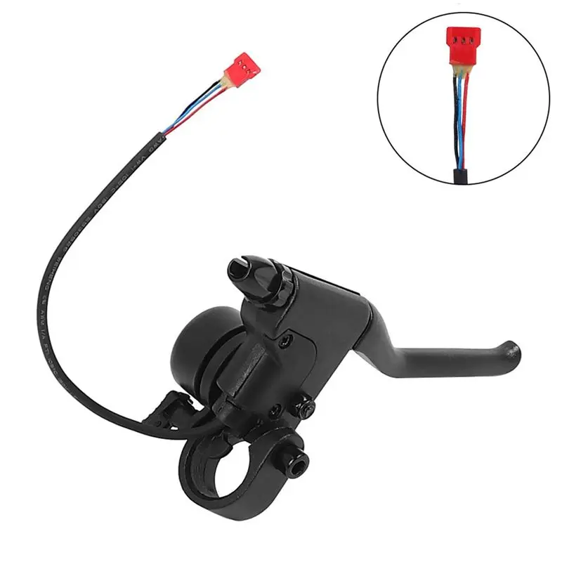 B48B-Left Brake Lever Handle With Bells For Powermotor For GOTRAX GXL V2 Apex Pro XL Rival XR Models Electric Scooters