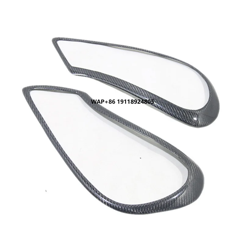

2007-2010 Hot selling real Carbon fiber modified front headlight eyebrow and lampshade for Cayenne 957