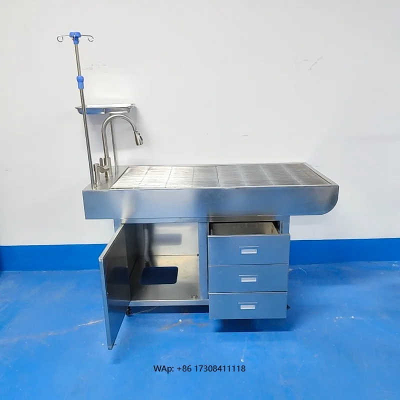 Reusable Pet Cleaning Table for Dog Grooming and Bathing with Veterinary Thermometer Veterinary Sink