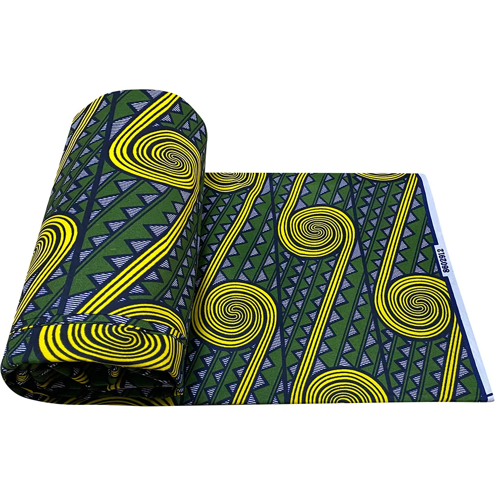 African Tribal Style Ankara Fabric 100% Polyester Dutch Wax Craft