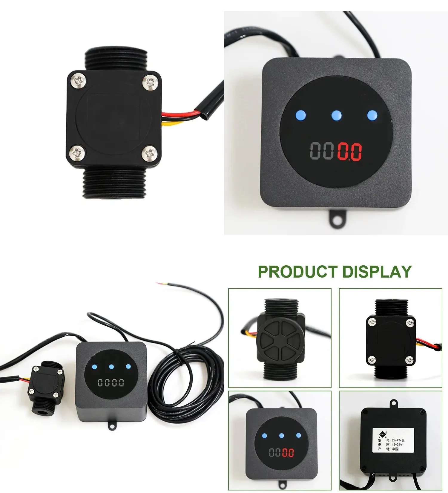 Industrial Flow Sensor Switch Waterproof Factory Direct Sales Electronic Sensor Switch Water Flow Calculation Oil Flow Sensor