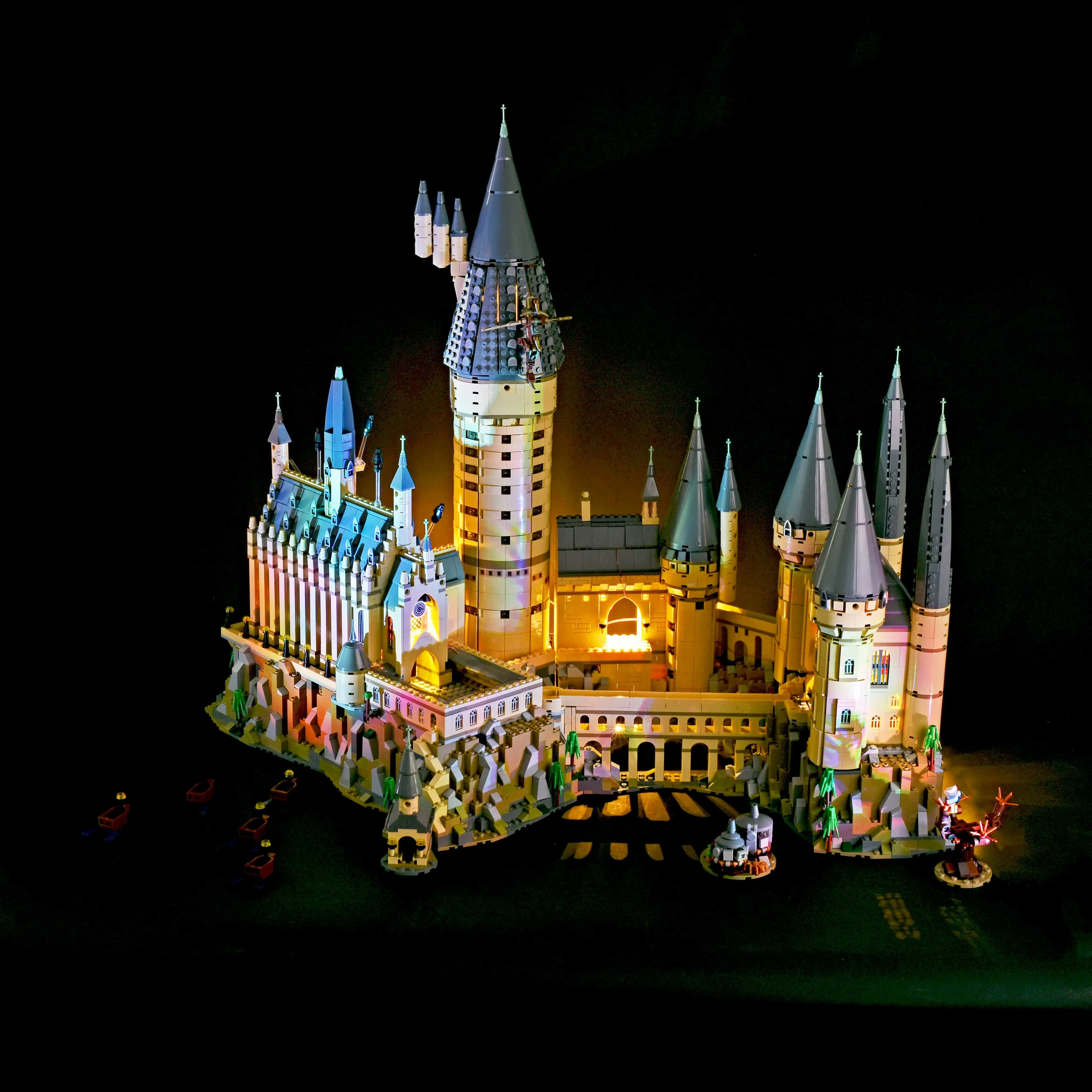 Led Light Kit Suitable for Hogwarts Castle 71043 Compatible 69500 Building Blocks Decorative Lamp Not Included Model Bricks