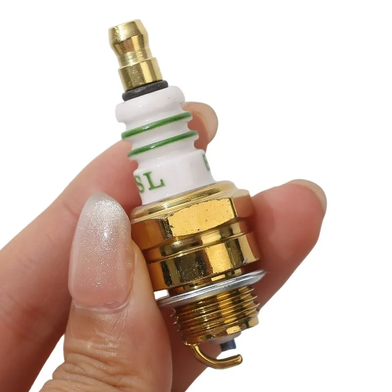 شرارة التوصيل BM6A L7T ل 2-السكتة الدماغية محرك بالمنشار جزازة العشب آلة تقطيع الفراشي أدوات الحدائق محرك صغير شرارة التوصيل استبدال جزء #6