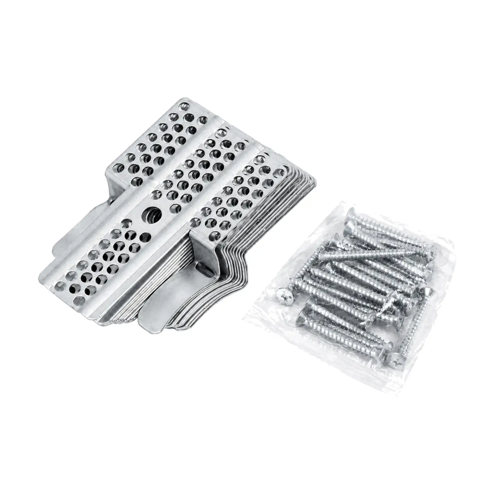 Wall Repair Clip for Drywall Plasterboard Fastener Stainless Steel Patch Support with Screws for Home DIY Maintenance
