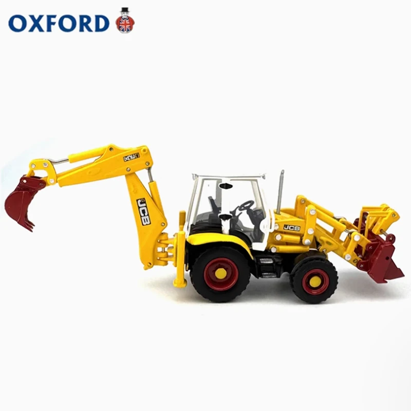 أكسفورد سبيكة 1: 76 مقياس JCB-3CX محمل حفار نموذج سيارة كلاسيكي الكبار هدية تذكارية هواية ولعب #6
