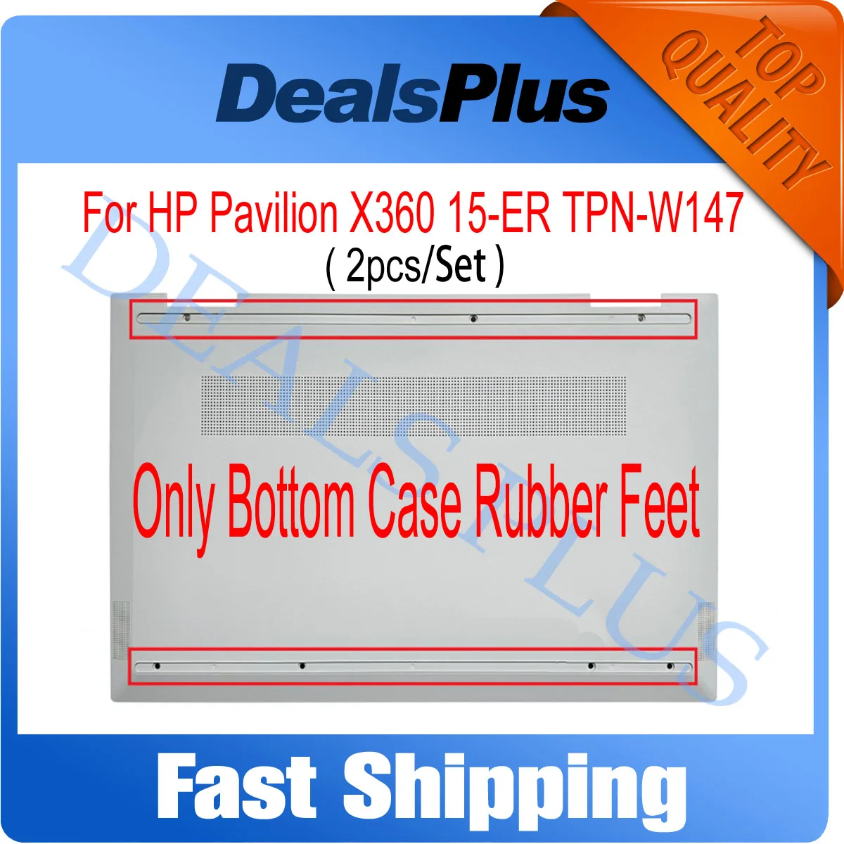 2 шт./компл., новая нижняя крышка, сменные резиновые ножки для HP Pavilion X360 15-ER TPN-W147 2 шт./компл., новая нижняя крышка, сменные резиновые ножки для HP Pavilion X360 15-ER TPN-W147