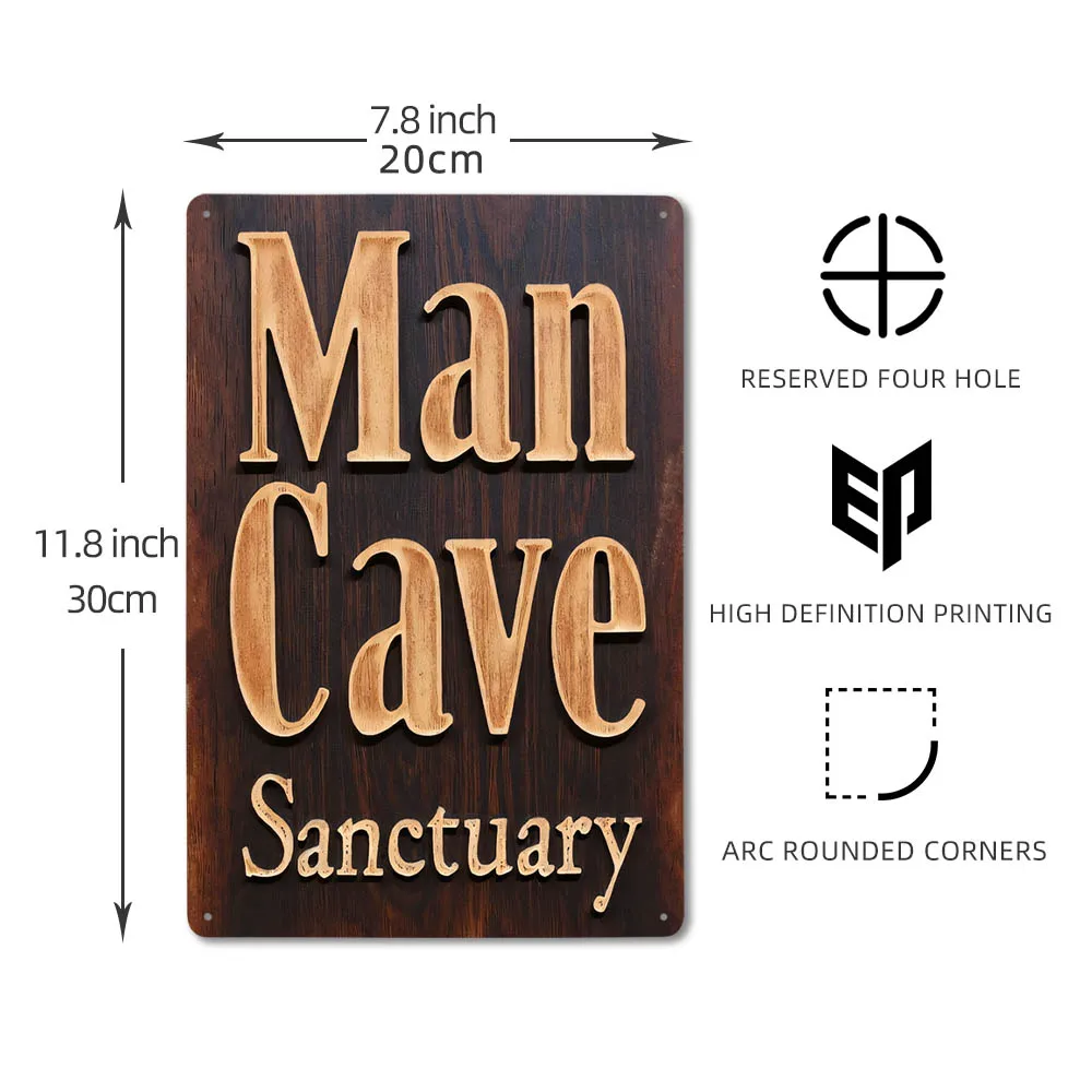 Retro Metal Tin Signs Man Cave Mom Karaoke Family Love Decor Wall Art Vintage Home Decoration