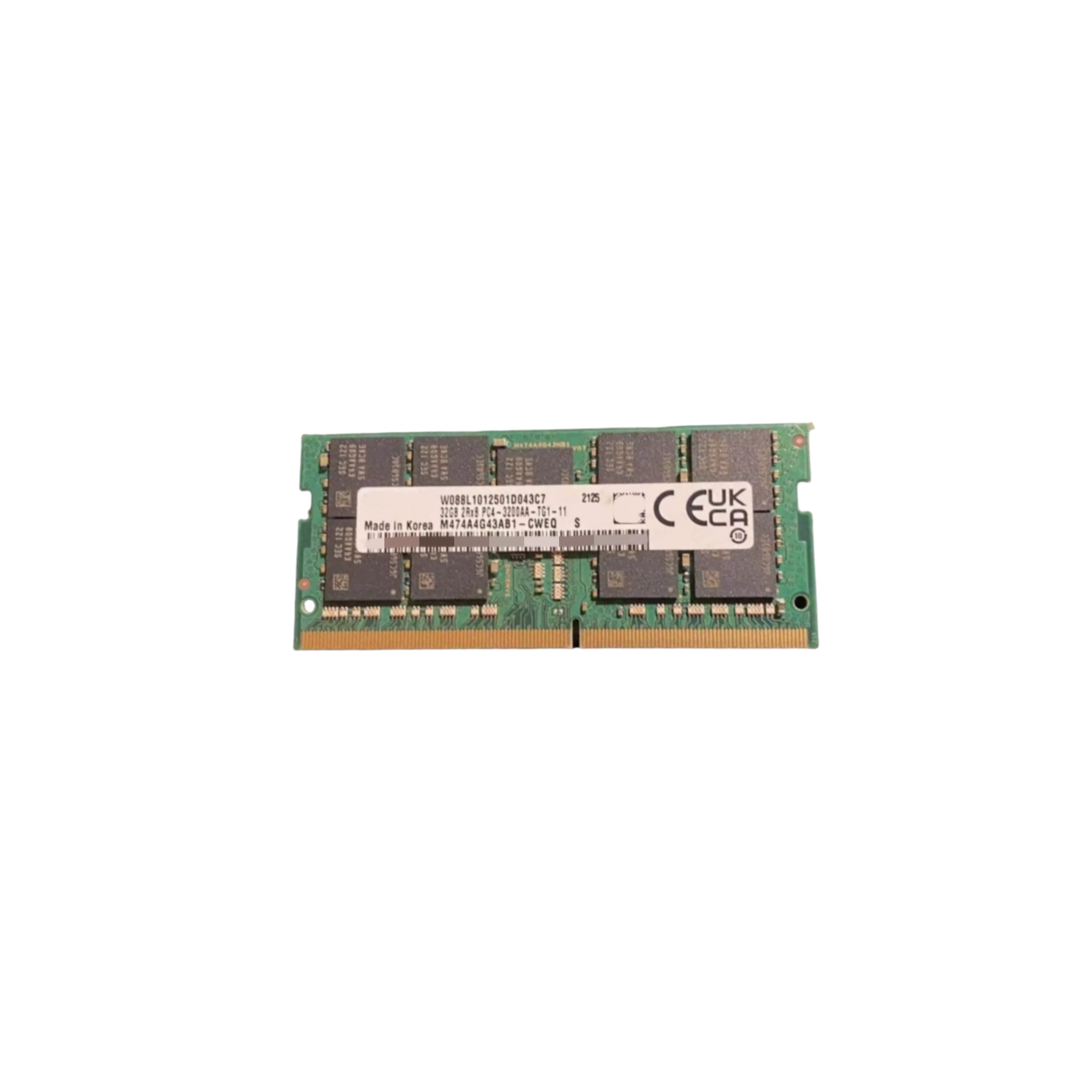 

M474A4G43AB1-CWE 32G 2RX8 PC4-3200A ECC SODIMM
