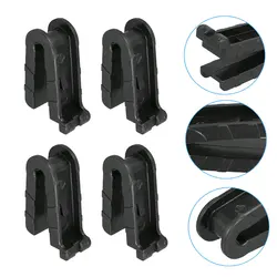 4Pcs Universal Car Front Wiper Blade Arm Adapter Clip J Hook Type A C D Black Plastic Fastener Clips Car Exterior Accessories