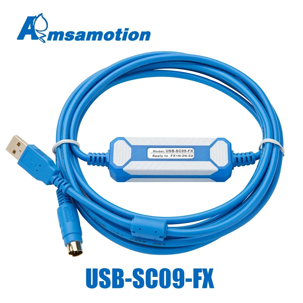 USB-SC09-FX кабель программирования для изоляции подходит для Mitsubishi FX всех серий FX2n FX3U FX1N