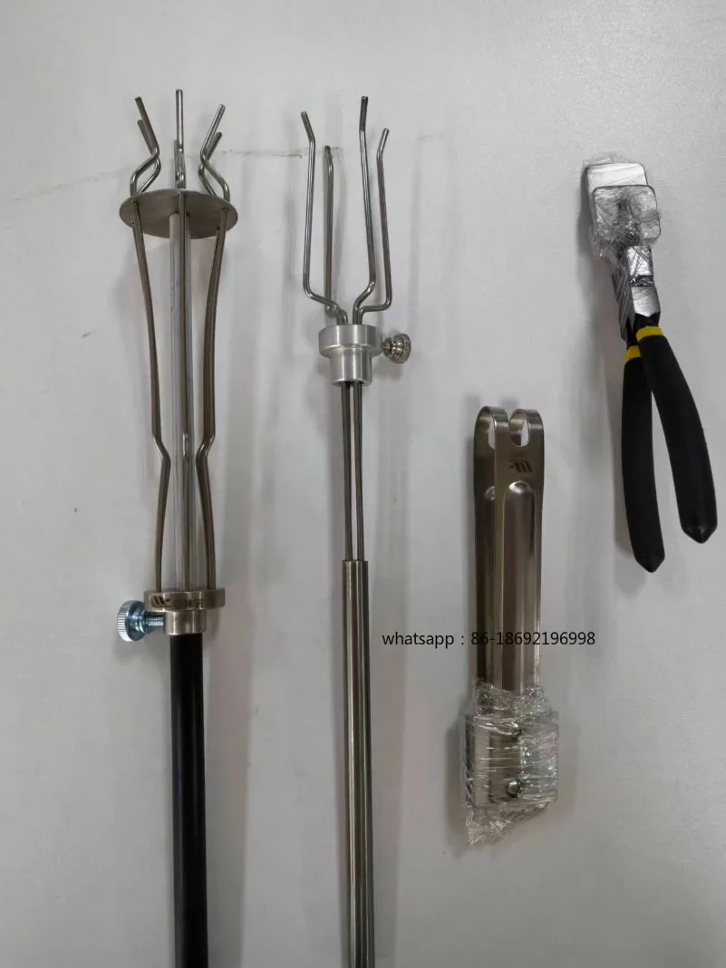 2025NewLamplighter's Square Head, Elbow V-Head Tip Round Head Clip Tweezers Glass Lamplighter's Tools Thermoplastic Glass