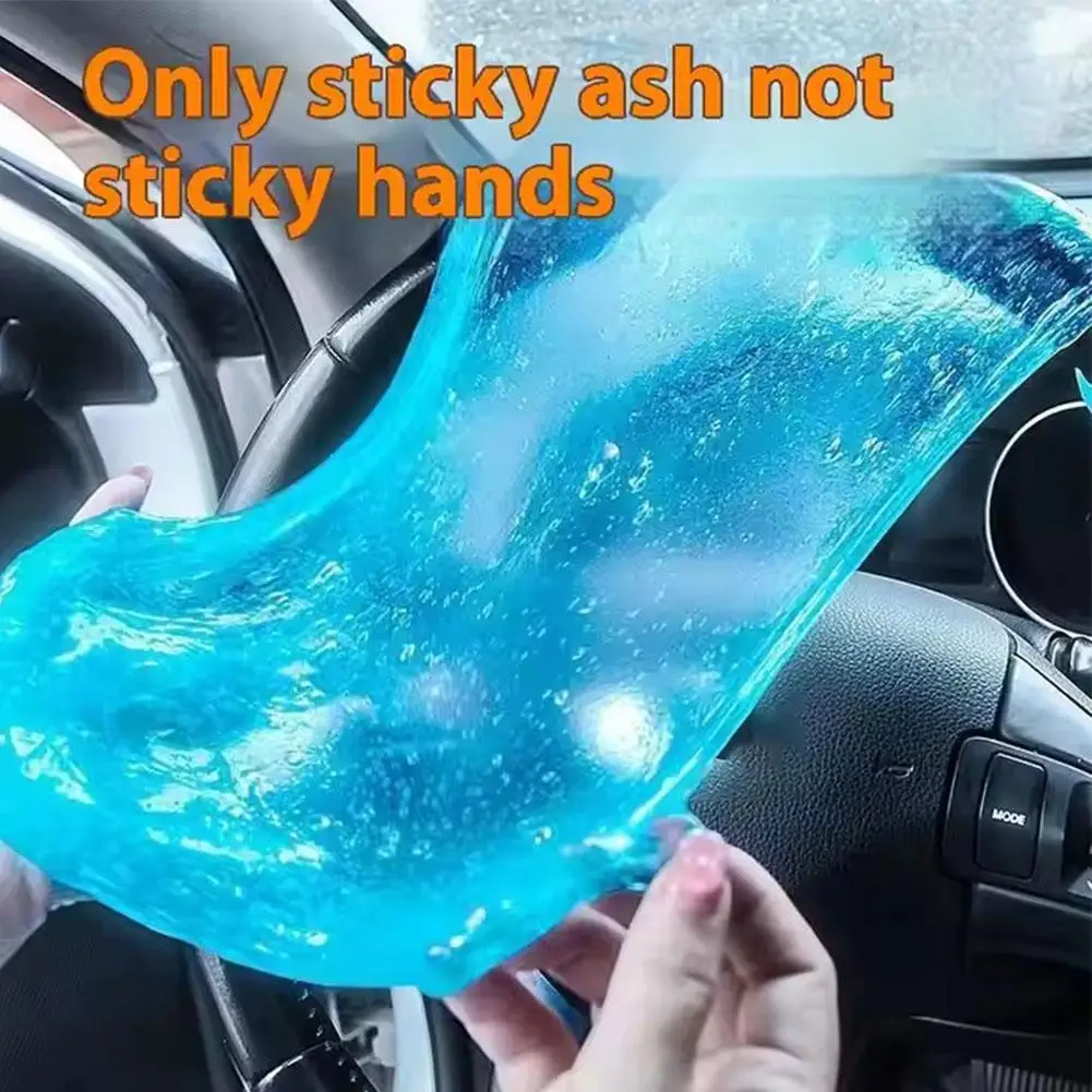Car Cleaning Gel Slime Magic Mud Auto Interior Computer Keyboard Dirt Clean Dust Remover Gel Car Wash Interior Cleaning Tools