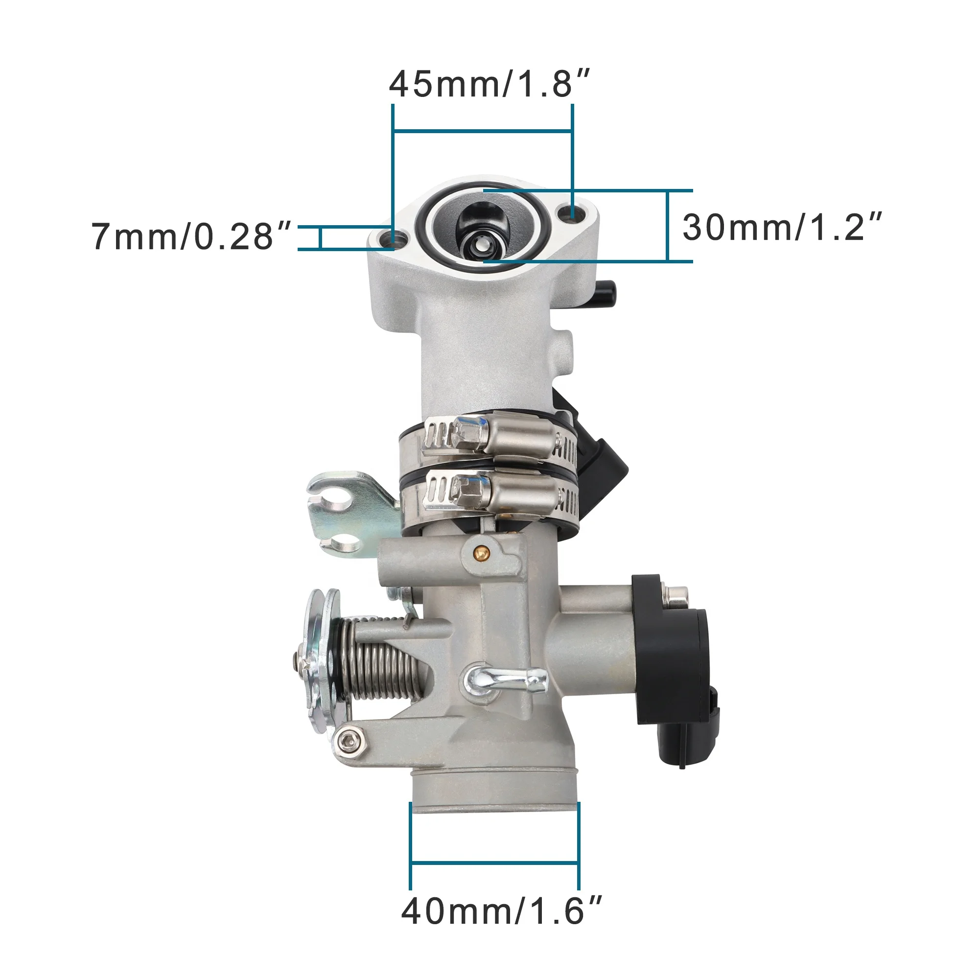 

Hot Sale GOOFIT Motorcycle Fuel Throttle Body Replacement for GY6 Engine 169cc 170cc EFI Jonway GTX 250 EFI 200
