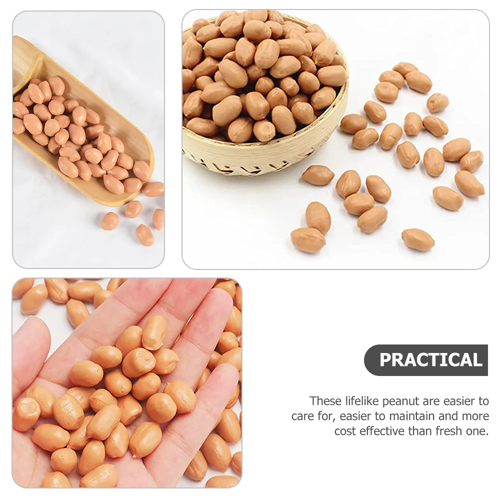 Simulation Fake Fruit Peanut Kernels Artificial Model Simulated Adornment Props Decorations