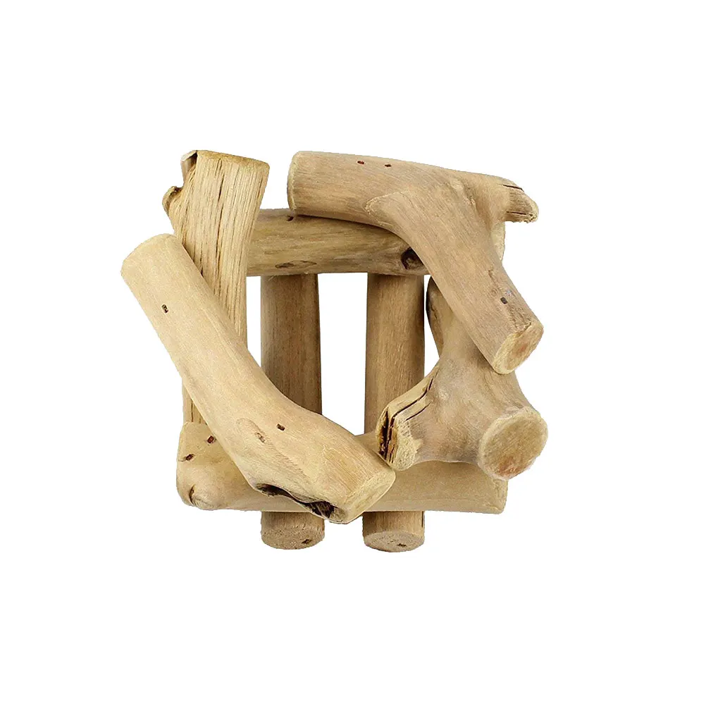 

Handmade Wooden Flowerpot Stand Thick Pineapple Display Rack Candlestick Holder for Table Balcony Garden Decoration