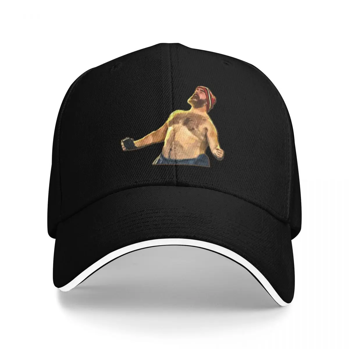 

Jason Kelce at Chiefs-Bills game Baseball Cap Streetwear black Designer Man Women's