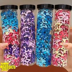 10/20Pcs Y2K Bobby Pin Girl Colorful Stars Barrettes Metal Snap Clips Korean BB Hairpins Crab Stick Headwear Hair Accessories