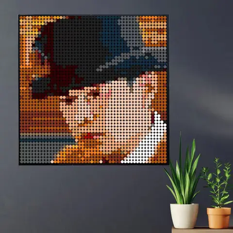 DIY 도시 건물 블록 세트 1×1 98138 – 라운드 벽돌 모양, 어린이 남녀 선물용 1000개 구성