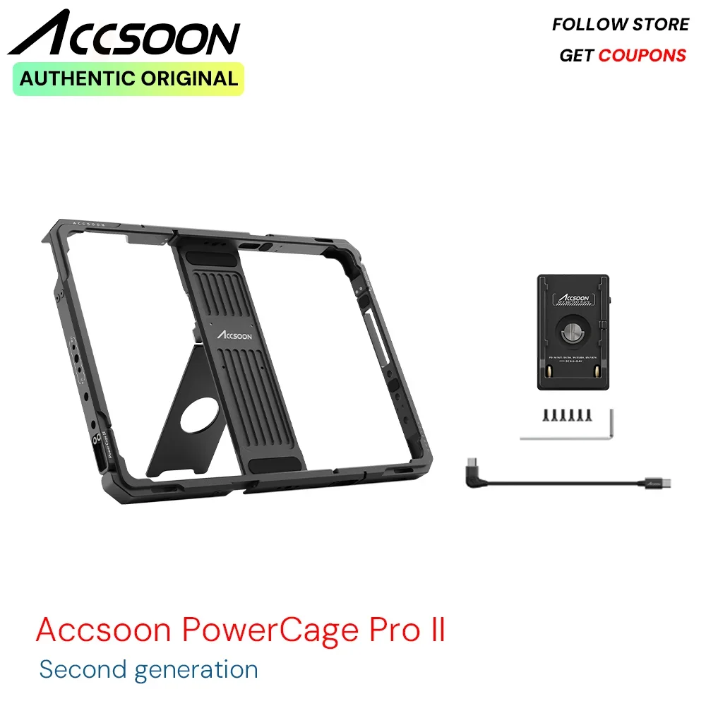 Accsoon iPad powercage second generation 10-12.9-inch Apple tablet protective case power support monitoring handheld CEPC03/04