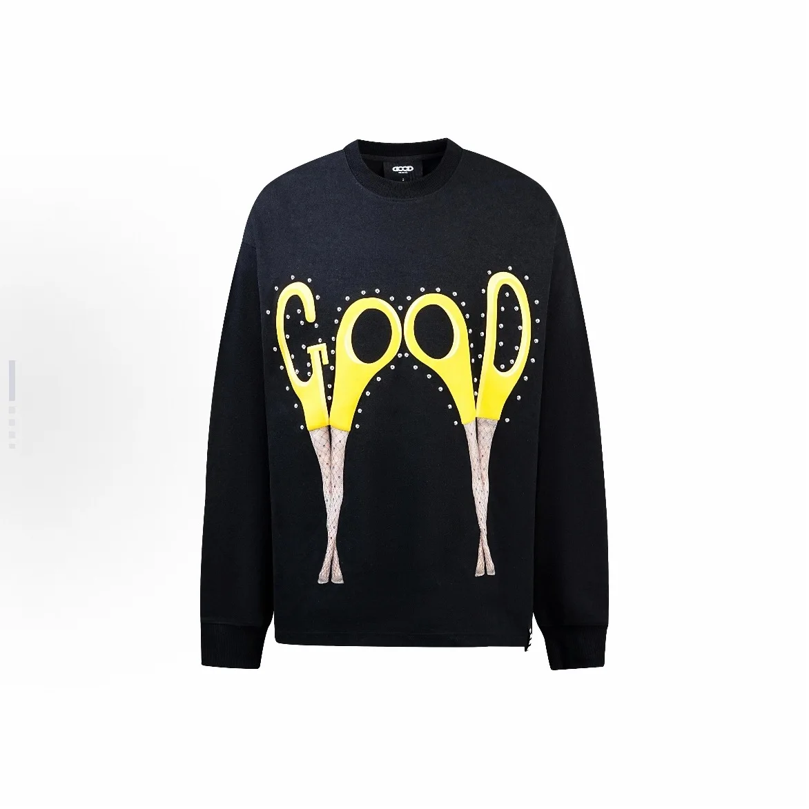 

Goodbrand New 2026 GOOD Charming Scissor Leg Crew Neck Oversized Long Sleeve T-Shirt Unisex Style